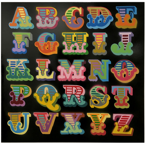 Ben Eine "A-Z" Canvas