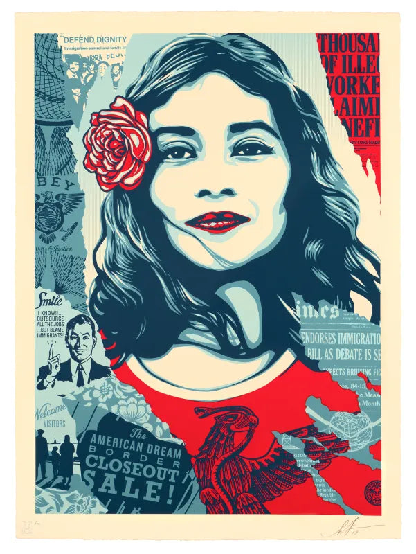Shepard Fairey - "Defend Dignity" Large Format