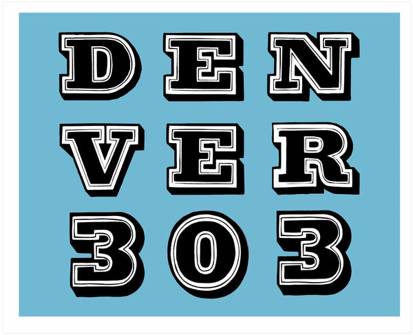 Ben Eine "Denver 303" Print