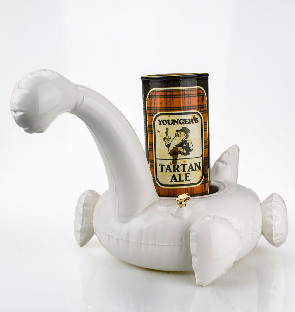 Brett Kern & Mitchell Spain "Loch Ness Monster" Cup Holder (White)