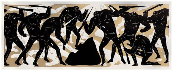 Cleon Peterson "Burning The Dead" (Gold)
