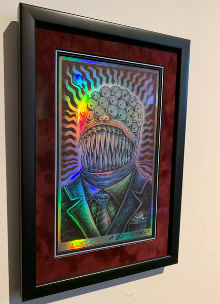 Emek "The One That Got Away" Foil Mini Print