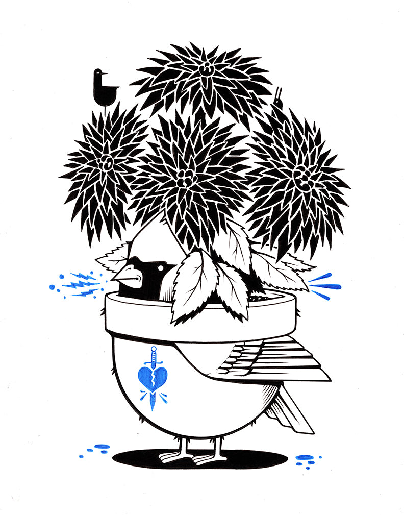 Jeremy Fish "Betrayal & Sadness" Drawing