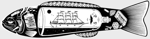 Jeremy Fish & Mike Giant "A Giant Fish Story" Skateboard