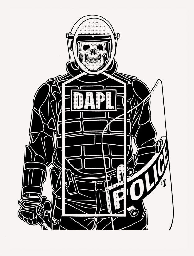 Mike Giant “DAPL Target” Print