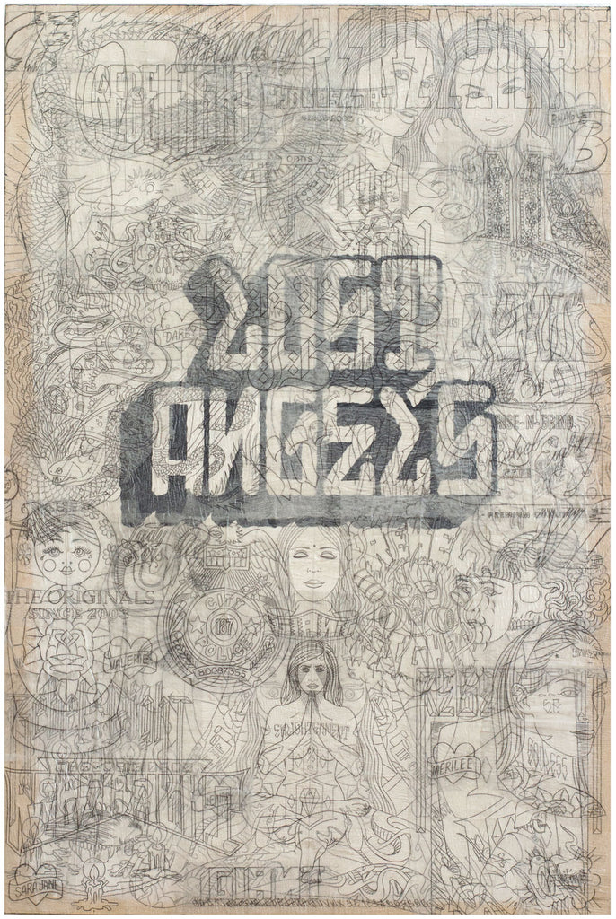 Mike Giant - "Lost Angels" Collage Panel