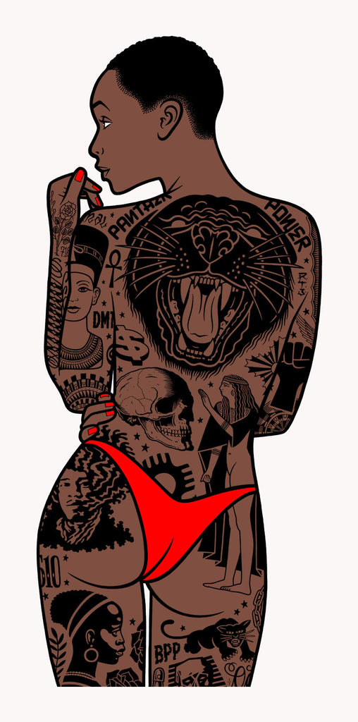 Mike Giant "Nubian Queen" Print (Archive)