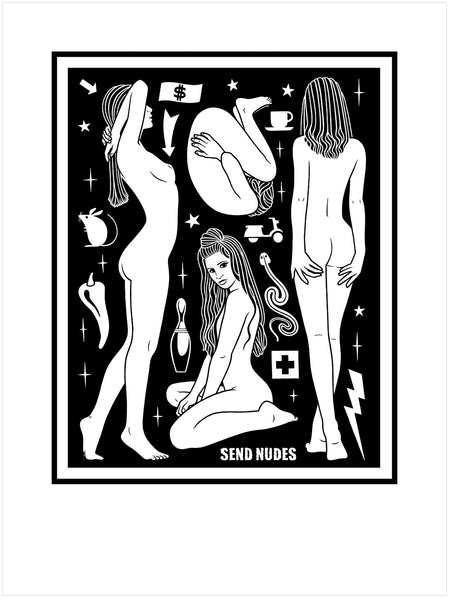 Mike Giant “Send Nudes” Print (Archive)