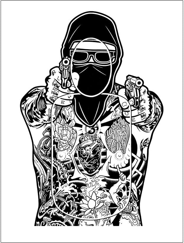 Mike Giant - Self Portrait - Archive