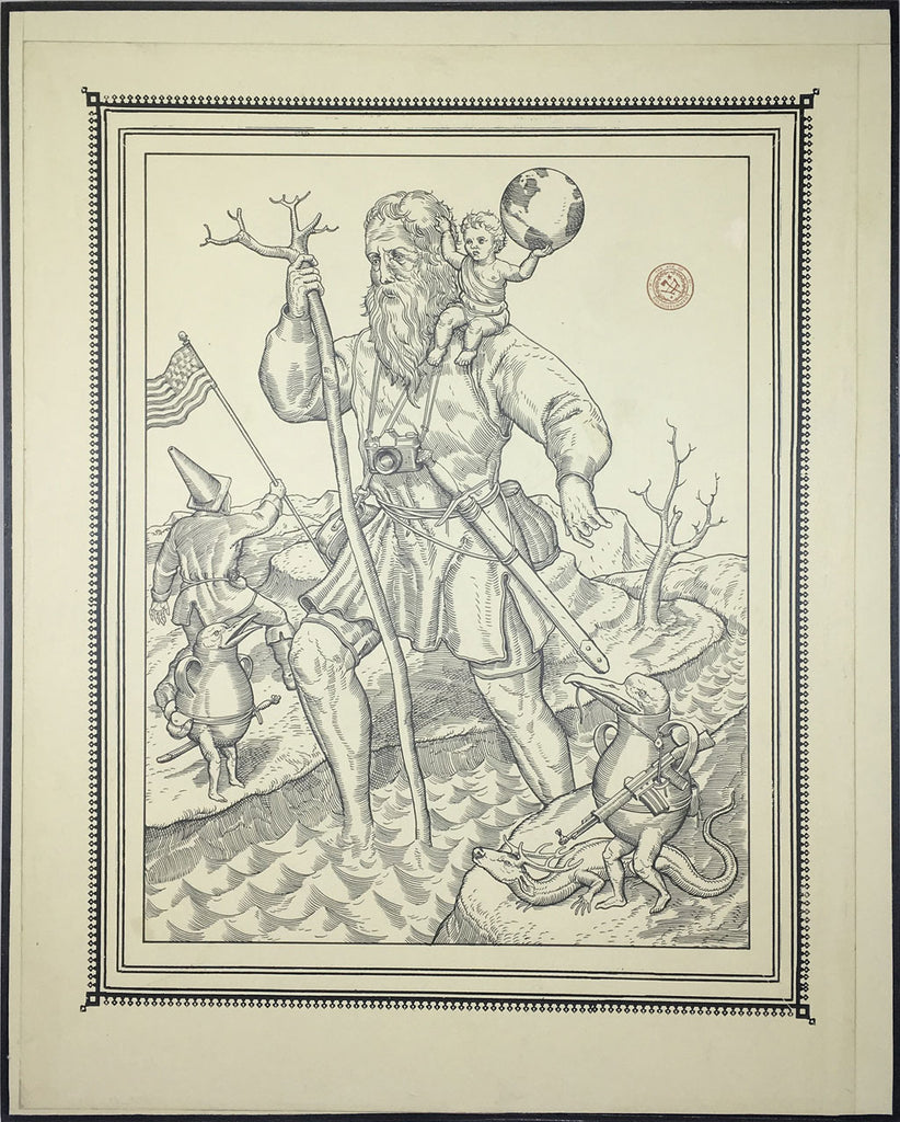 Ravi Zupa - Saint Christopher Drawing