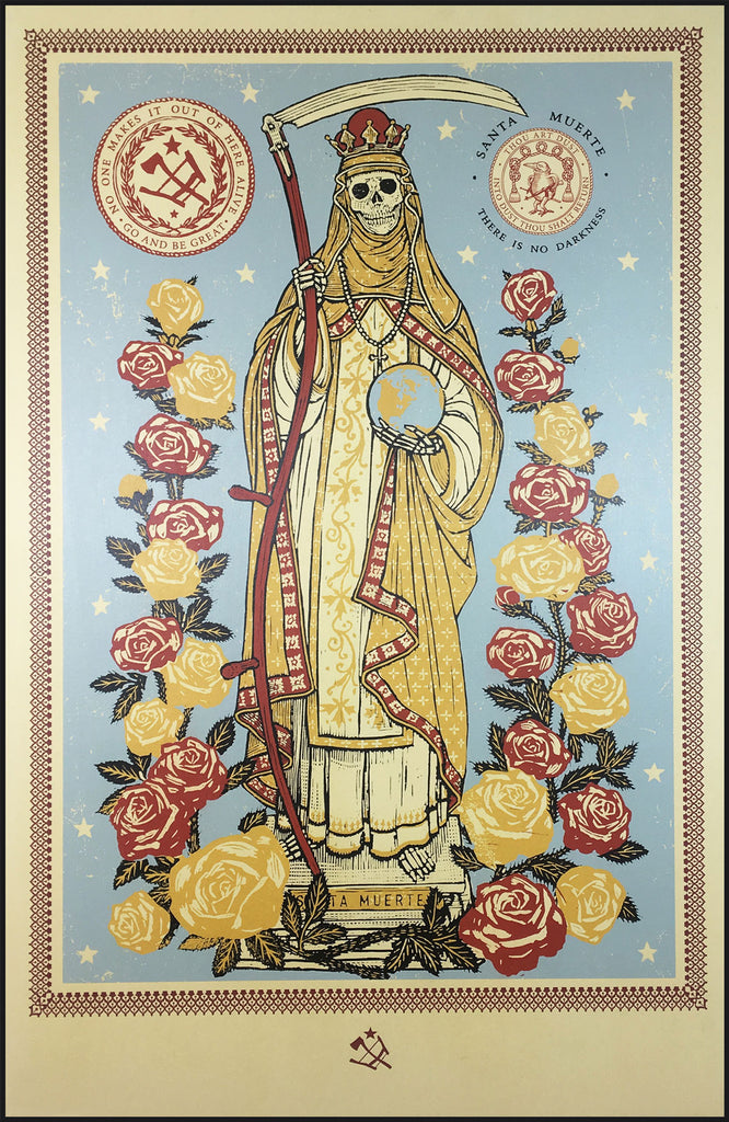 Ravi Zupa - Santa Muerte Metal Leaf HPM #4