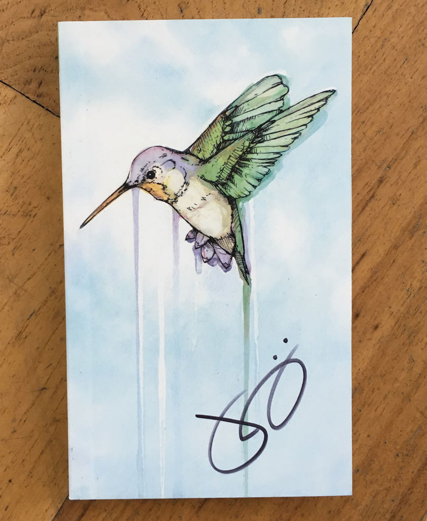 Jude Angelini Hummingbird Book SIGNED