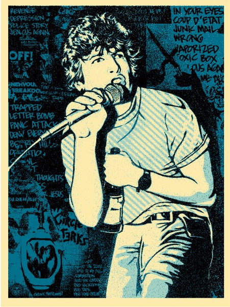 Shepard Fairey "Keith Morris" (Blue)