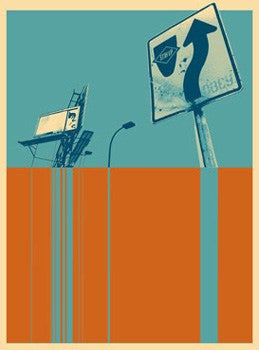 Shepard Fairey "Minneapolis Stay Up" (Blue)