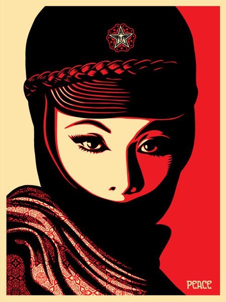 Shepard Fairey "Mujer Fatal"