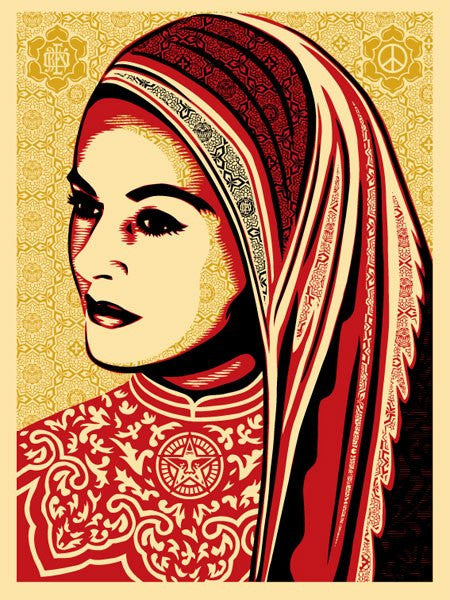 Shepard Fairey "Peace Woman"