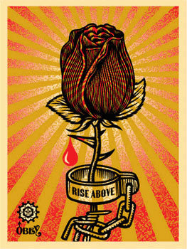 Shepard Fairey "Rose Shackle"