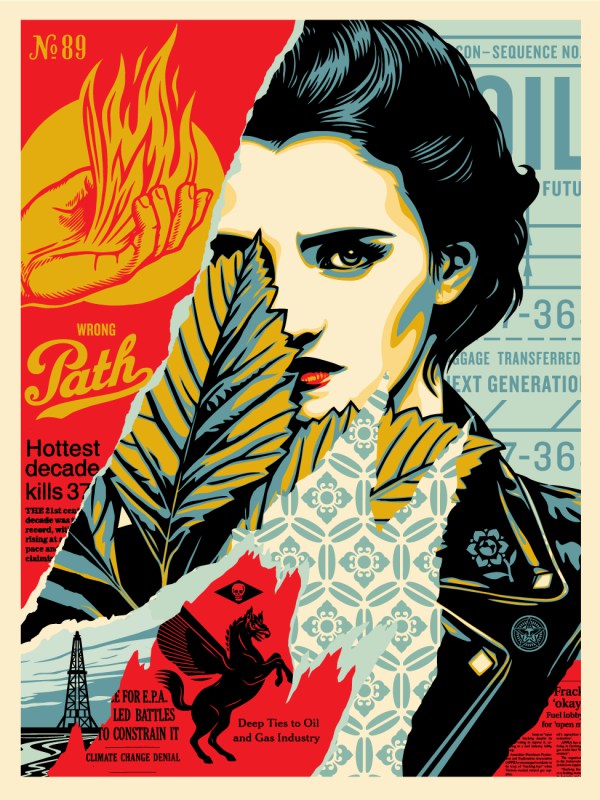 Shepard Fairey "Wrong Path"