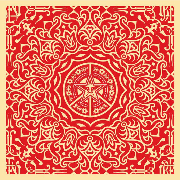 Shepard Fairey "Ornate Pattern" (Red)