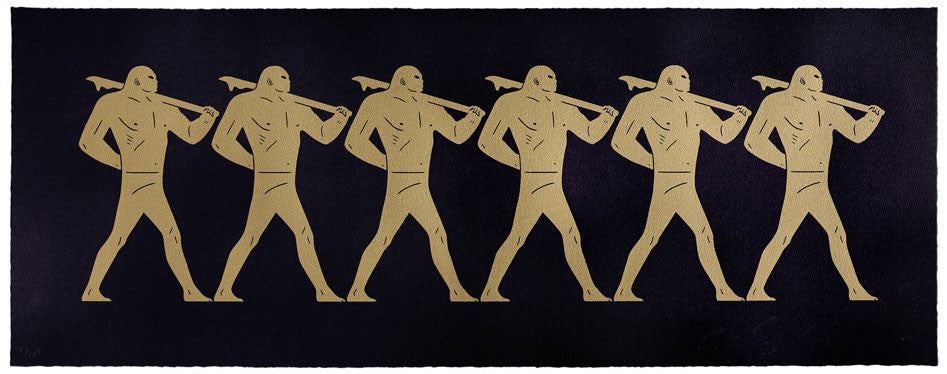 Cleon Peterson "Marchers" (Black)