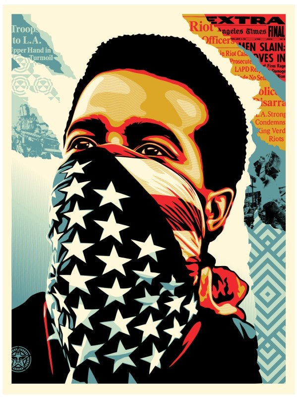 Shepard Fairey "American Rage"