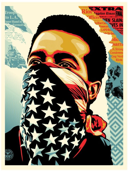 Shepard Fairey "American Rage"