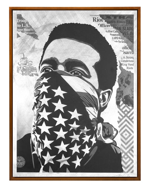 Shepard Fairey “American Rage” (Metal)