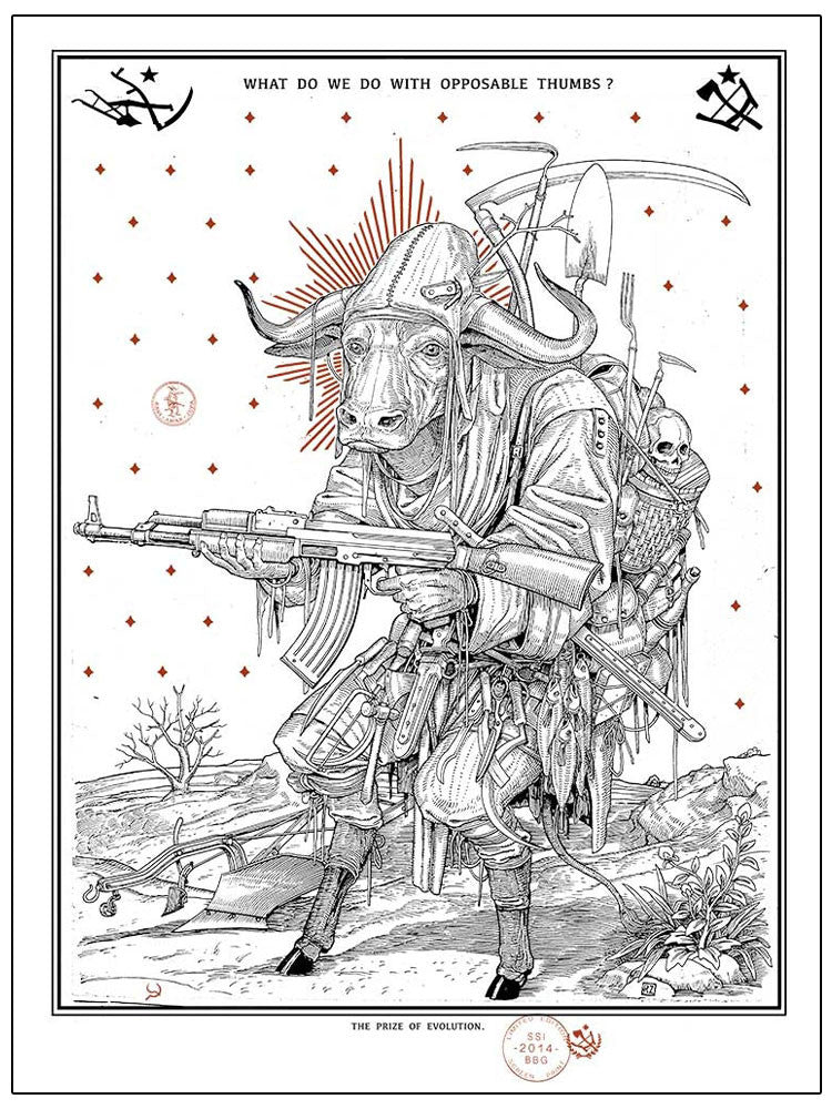 Ravi Zupa "OX" Print