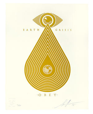 Shepard Fairey "Earth Crisis" (Letterpress)