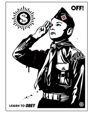 Shepard Fairey "Learn To Obey"