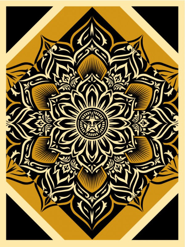 Shepard Fairey "Lotus Diamond" (Gold)