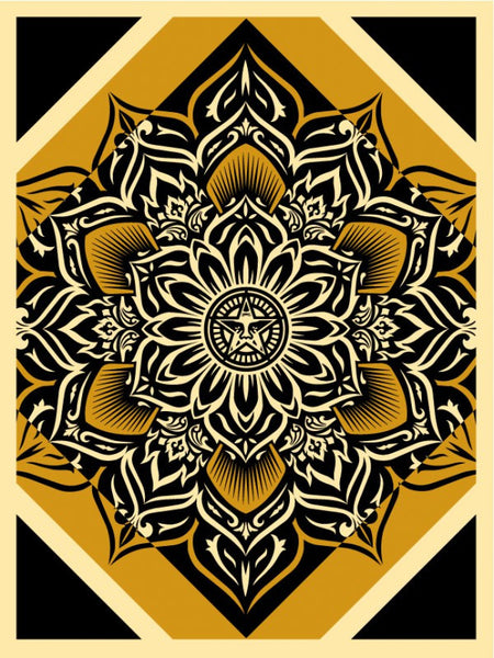 Shepard Fairey "Lotus Diamond" (Gold)