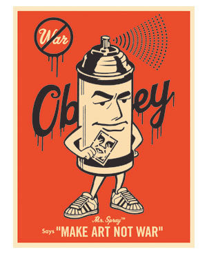 Shepard Fairey "Mr. Spray"