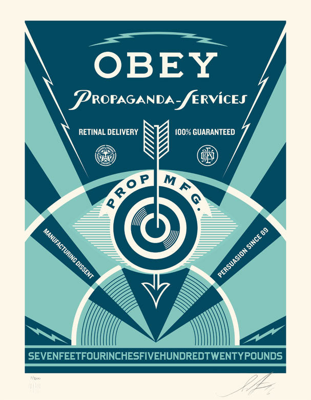 Shepard Fairey "Propaganda Eye Services"