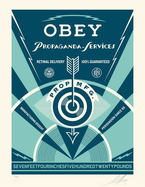 Shepard Fairey "Propaganda Eye Services"