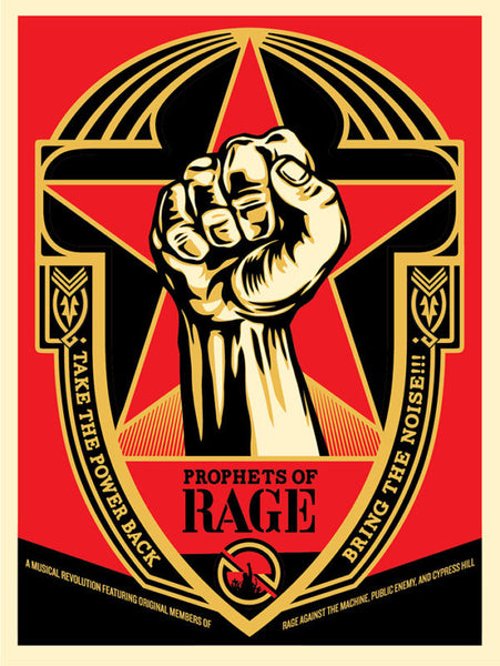 Shepard Fairey "Prophets of Rage"