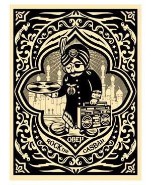 Shepard Fairey "Rock The Casbah" (Black)