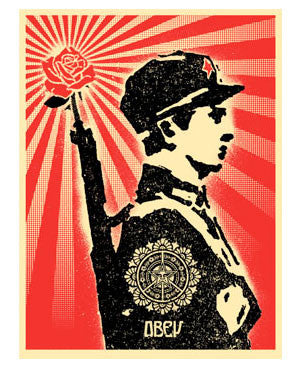 Shepard Fairey "Rose Soldier"