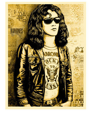 Shepard Fairey "Tommy Ramone" (Gold)