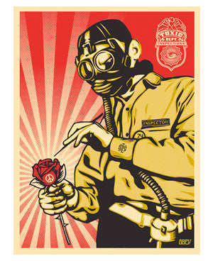 Shepard Fairey "Toxicity Inspector"