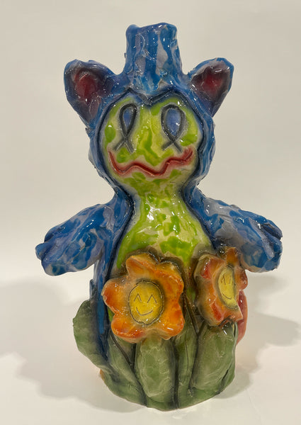 Benjamin Cabral "Self Portrait as NeoPet" (Angry/Peaceful)