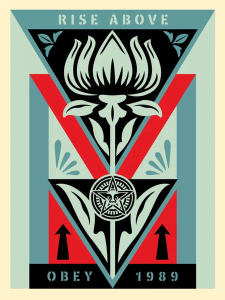 Shepard Fairey - Deco Flower (Black)