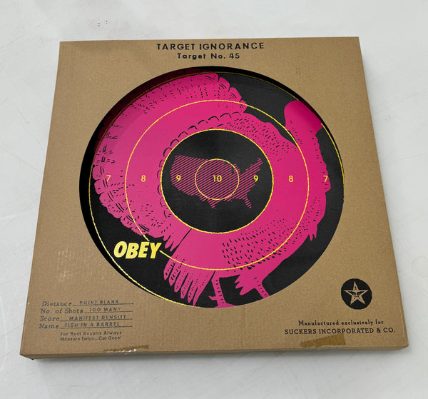 Shepard Fairey “Target Ignorance” Dartboard