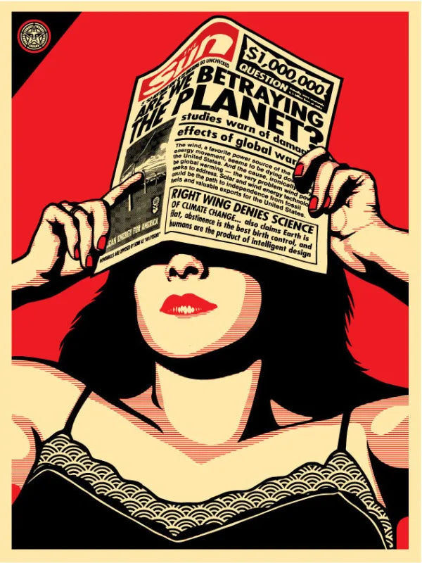 Shepard Fairey - Global Warning