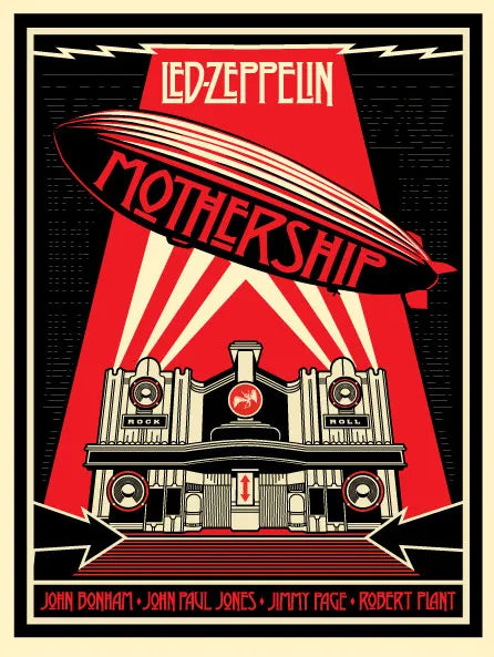 Shepard Fairey - Zeppelin Mothership