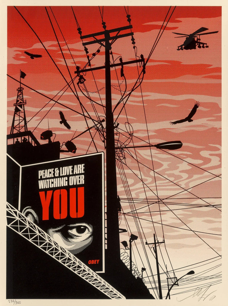 Shepard Fairey - Big Brother City