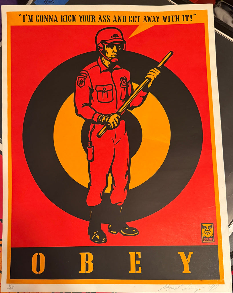 Shepard Fairey - Riot Cop