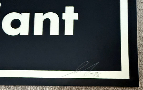 Shepard Fairey - Black on Black