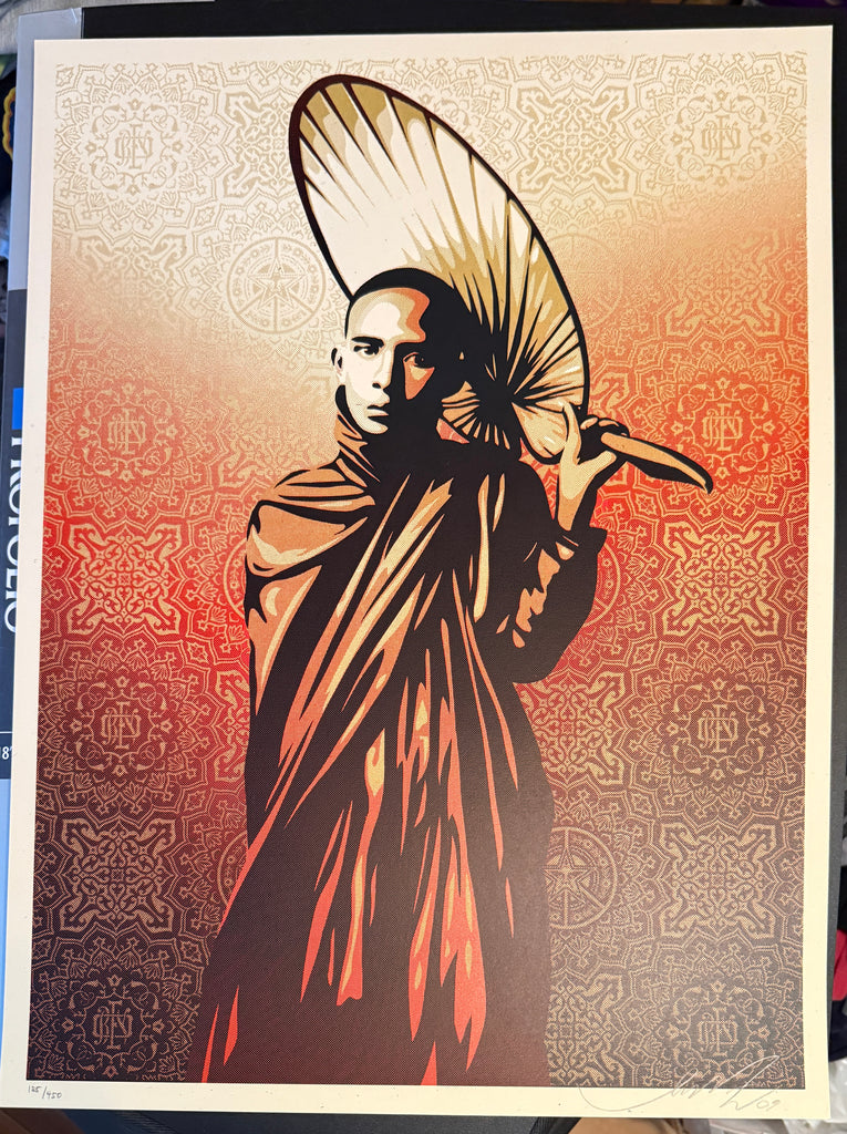 Shepard Fairey - Burmese Monk