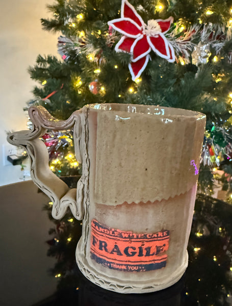 Tim Kowalczyk "Fragile" Mug - Orange